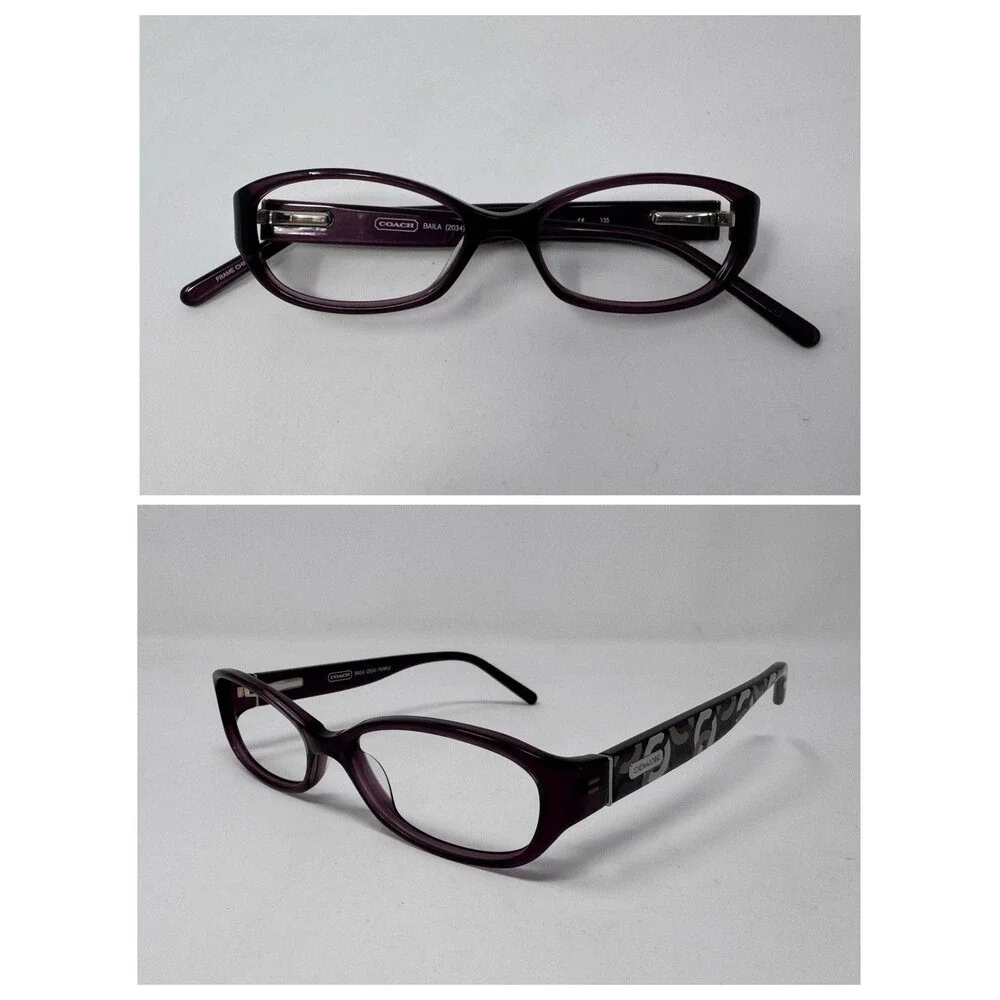 Coach HC6120 Eyeglass Frames Only 5510 Black 54-16-140